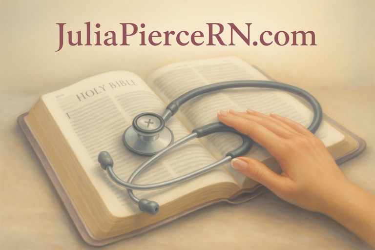 Welcome to JuliaPierceRN.com — A Place for Gentle, Faith-Filled Hospice Guidance